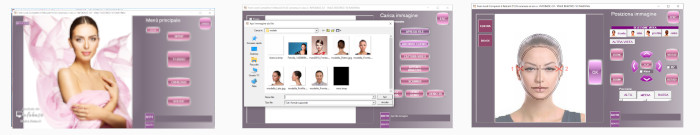 software cambio capelli trucco make up