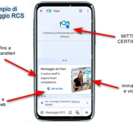 esempio di messaggio RCS